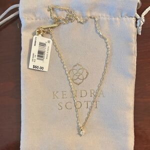 Kendra Scott Gold Pendant Necklace